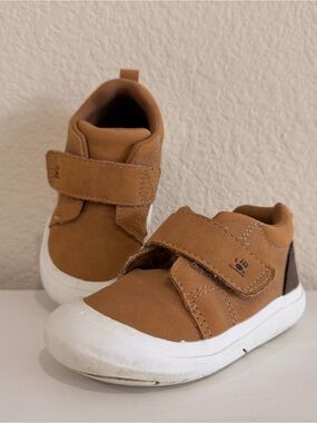 Bearpaw Brown Toddler Velcro Casual Sneakers
